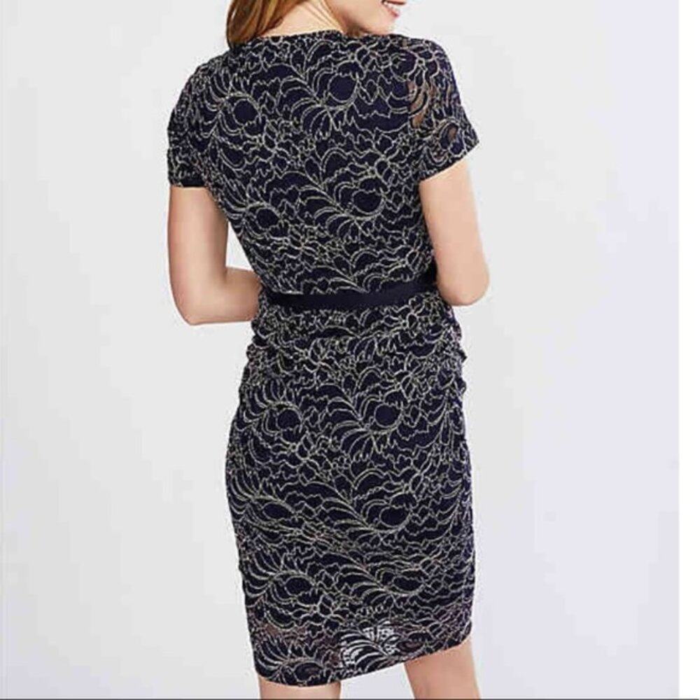 Motherhood Gender Reveal Embroidered Short Sleeve Dress Small - Picture 5 of 12